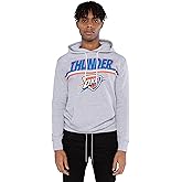 Ultra Game Men's NBA Official Fleece Hoodie Pullover Sweatshirt Primo Metallic, Oklahoma City Thunder, Heather Gray, Small