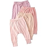 Butterblu Unisex-Baby Jordan 4-Pack Jogger Pants 100% Organic Cotton Bottoms for Boys & Girls