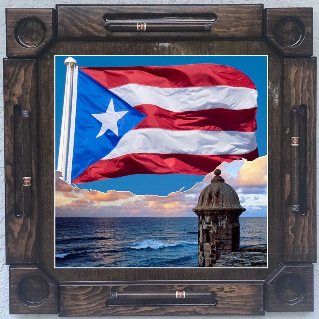 Wooden/wood domino table -Puerto Rico-Custom Made