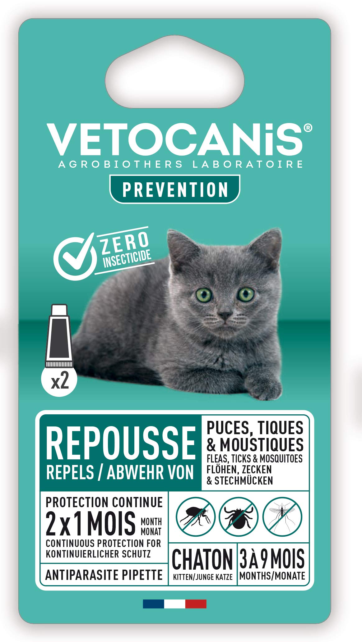 Vetocanis Flea and Anti Tick Remover for Cats