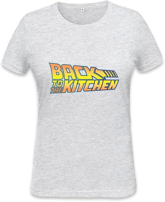Amazon.com: Back To The Kitchen Logo Womens T-shirt XX-Large: Clothing