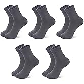Sakusock Unisex Kids Cotton Crew Socks Thin School Boys Girls Socks Youth Soft Color Stretch Cuffs 5 Pairs