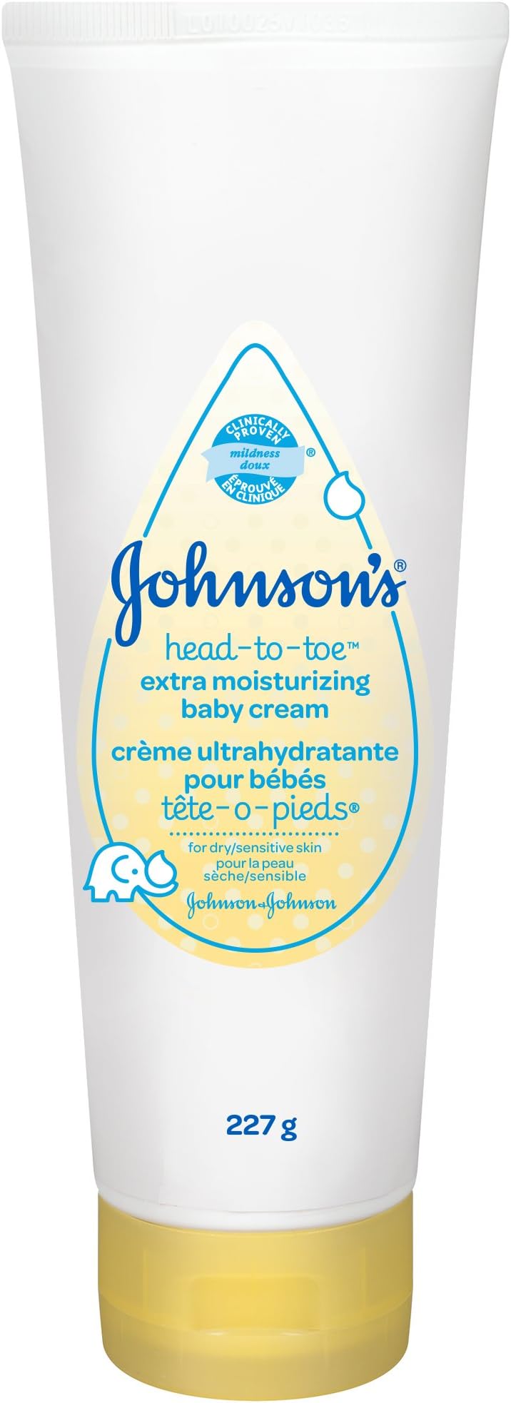 JOHNSON’S HEAD-TO-TOE extra moisturizing baby cream, 227g
