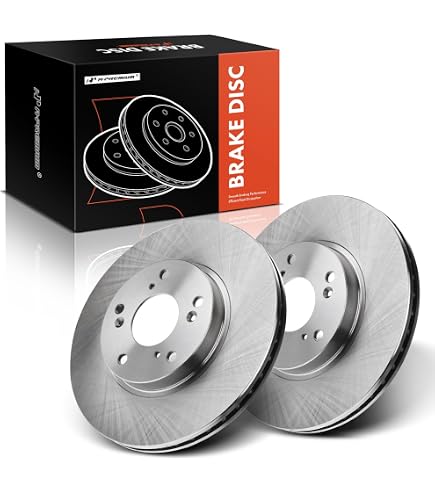 Detroit Axle Front Drilled & Slotted Brake Rotors – 10.31" (262mm) For 2012-2015 Honda Civic / Acura ILX (Pair)
