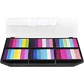 FUSION BODY ART Pro Quality Professional Face Painting Petal Palette - Leanne's Happy Pixie | Hypoallergenic Safe & Non-Toxic - Perfect for Full Face Designs and Cheek Art