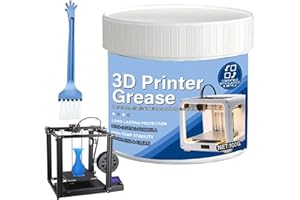 3D Printer Grease,100g Gear Lubricating Oil | with Brush Gear Grease - for Linear Guide Rail Machine Household Workplace Auto