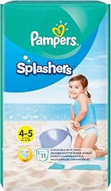 Pampers Splashers Disposable Swim Nappies Size 4-5 9-15 kg 11 Nappies view 2