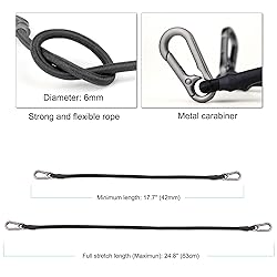 GEPULY Upgraded GoPro Fence Mount Hook Chain Link