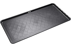 Trimate All Weather Boot Tray, Extra Large Size Extra Large, 40”x20”(Black)