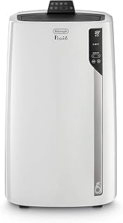 De'Longhi Pinguino PAC EL112 CST mobiles Klimagerät mit Abluftschlauch, Klimaanlage Für Räume bis 110 m³, Luftentfeuchter, Ventilationsfunktion, 24h-Timer, schwarz