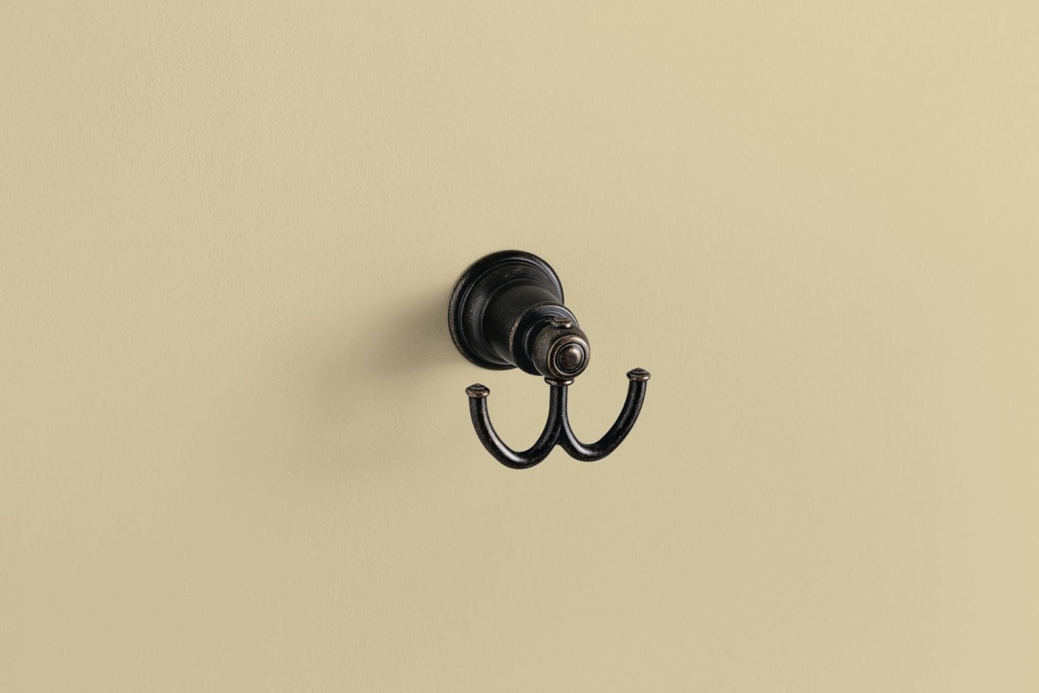 Moen YB5403ORB Kingsley Double Robe Hook, Oil Rubbed Bronze - Bath Towel Hooks - 