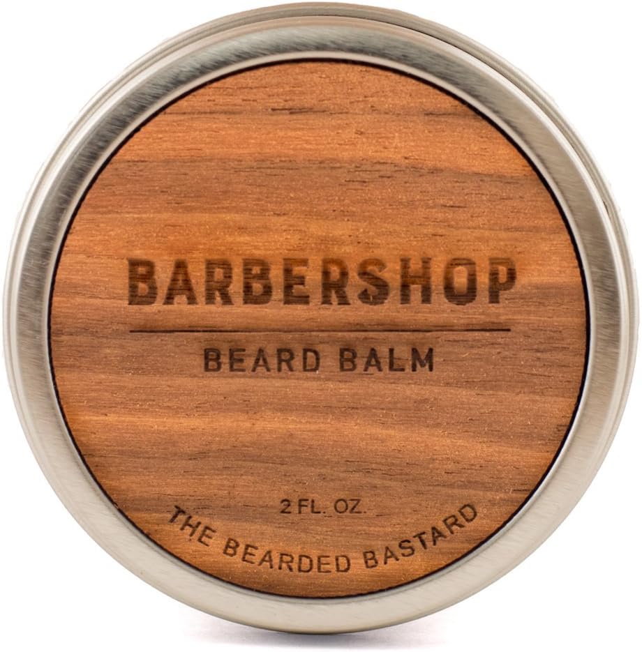 TBB Barbershop Beard Balm for Men | Tame & Style Your Beard | Beard Conditioner with Shea Butter, Jojoba Oil, Argan Oil (2 Oz.)