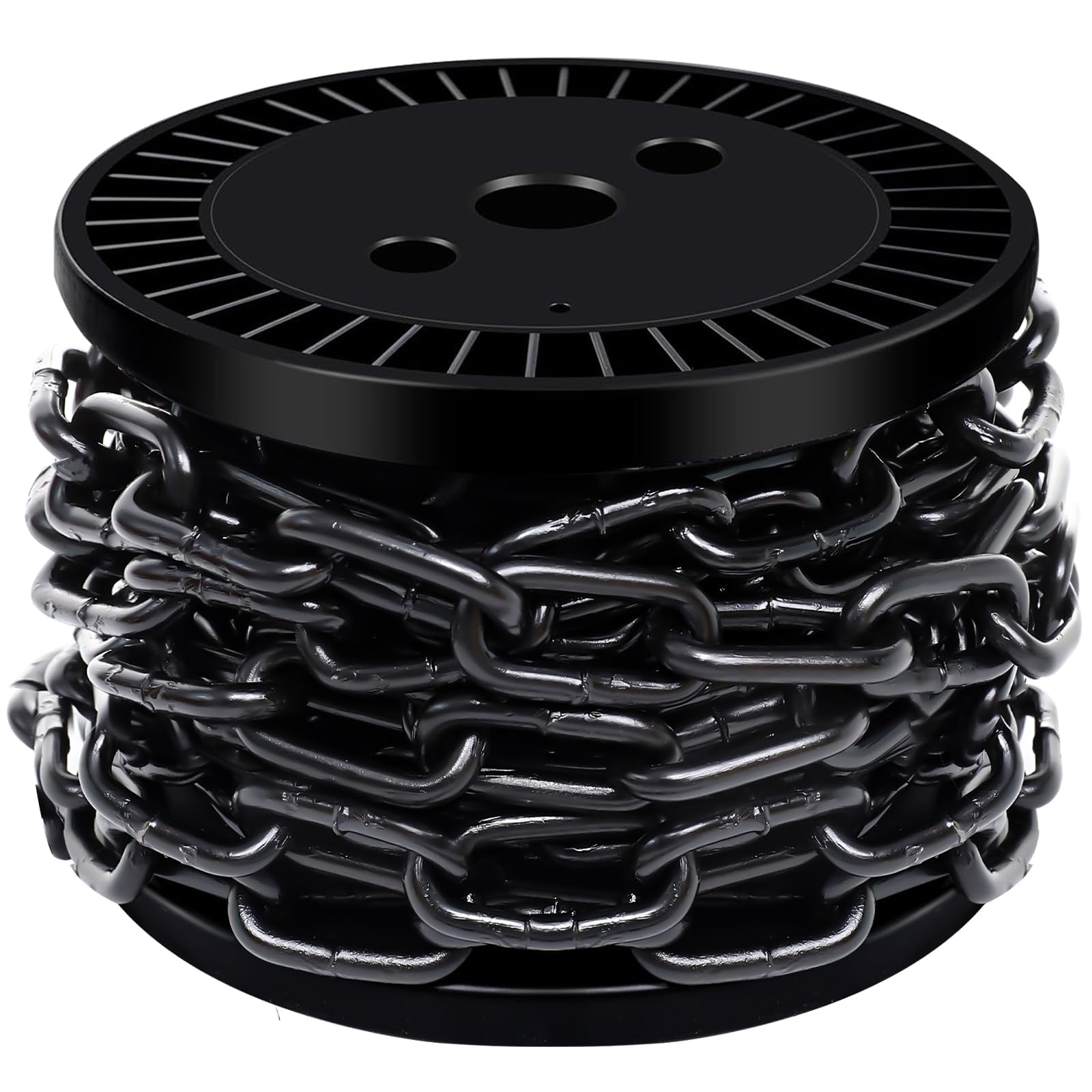 Photo 1 of 19.7 ft 1/4" Metal Hanging Chains Fixture Chain Decorative Chain Light Duty Chain Utility Chains for Hanging Plants, Basket, Light Fixture, Chandelier, Lamp (6mm 19.7ft)