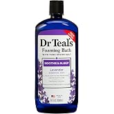 Dr Teal&rsquo;s Foaming Bath with Pure Epsom Salt, Soothe &amp; Sleep with Lavender, 34 Ounces (Packaging May Vary)