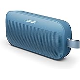 Bose SoundLink Flex Bluetooth Speaker (2nd Gen) - Portable Outdoor Speaker with Hi-Fi Audio, Waterproof and Dustproof, USB-C, Up to 12 Hours Battery Life, Blue Dusk