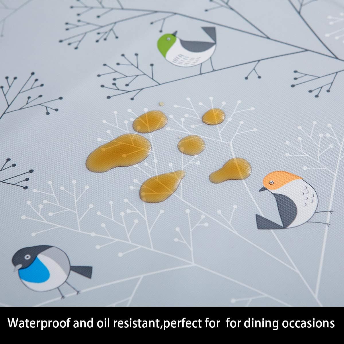 Plenmor Table Cloth Wipe Clean Tablecloth Wipeable Waterproof Plastic PVC Table Cover Protector Rectangular for Kitchen Picnic Outdoor Indoor (137x200 cm - Image 4