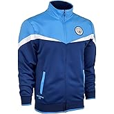 Boy's Manchester City Jacket With Zipper pockets, Licensed M. City Performance Track Jacket For Kids