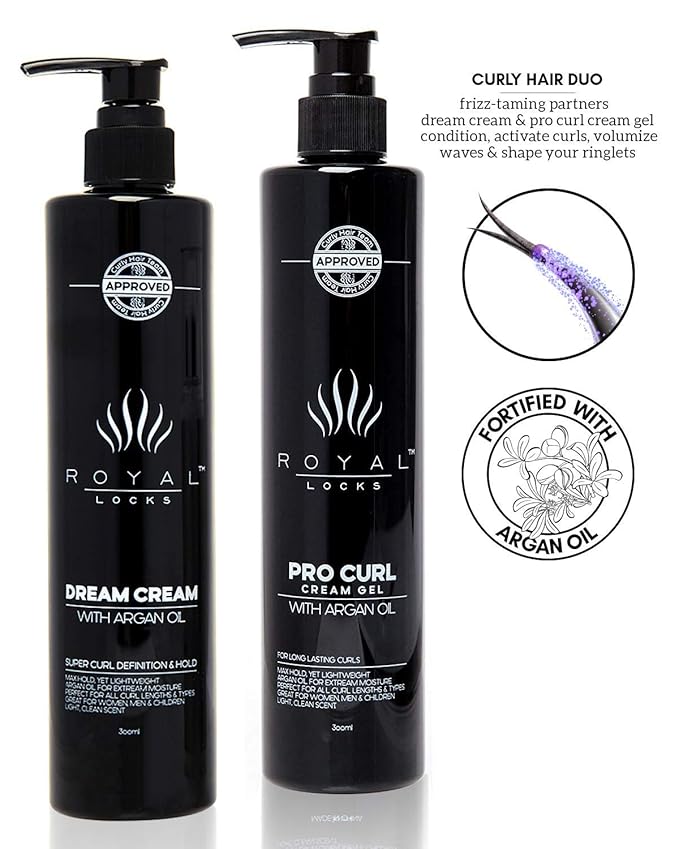 Curly Hair Products Set Curl Cream Gel Hybrid And Dream Cream By