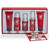 Beverly Hills Polo Club Blaze Men's 5-Piece Luxury Cologne Gift Set - Long-Lasting Spicy Woodsy Fresh Eau de Toilette Fragrance Collection for Him