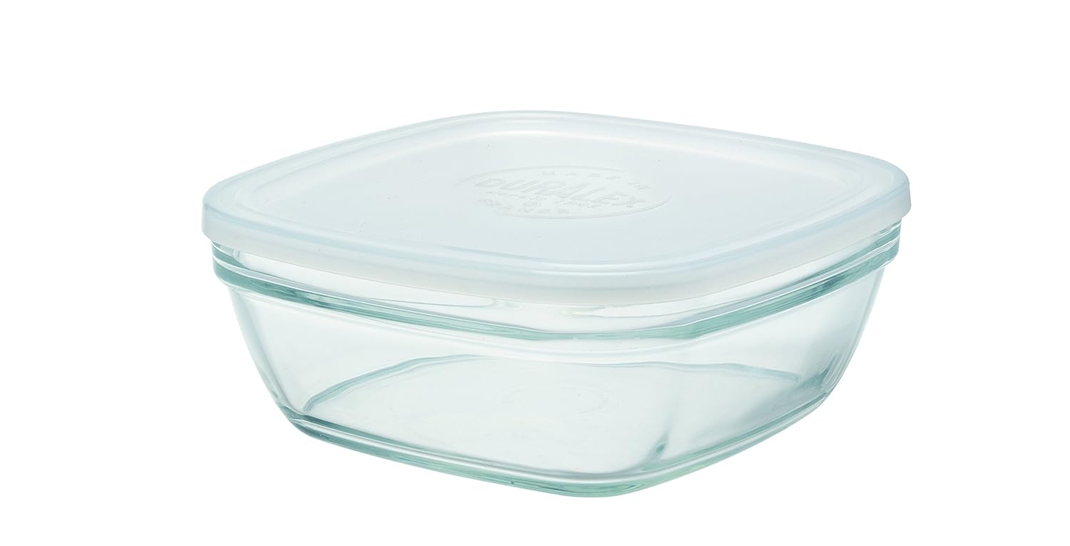 Duralex - Bol de cristal con tapa esmerilada, apilable, 20 cm ...