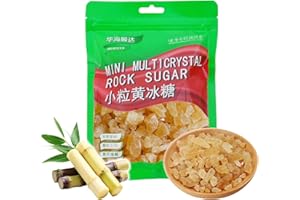 DAMAICHUHAI Rock Sugar,Yellow,Rock Sugar For Tea,Essential, Sweet And Refreshing Without Choking,280g/9.8oz