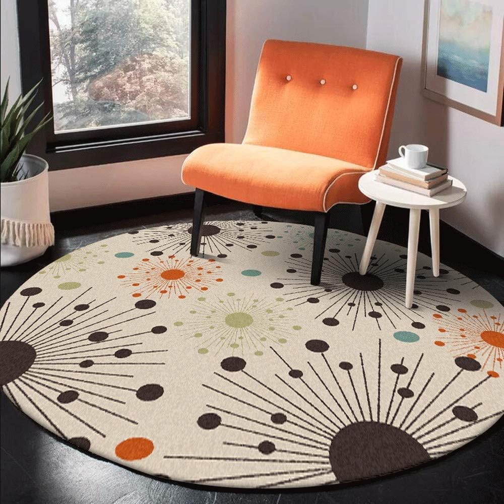 orange nursery rug