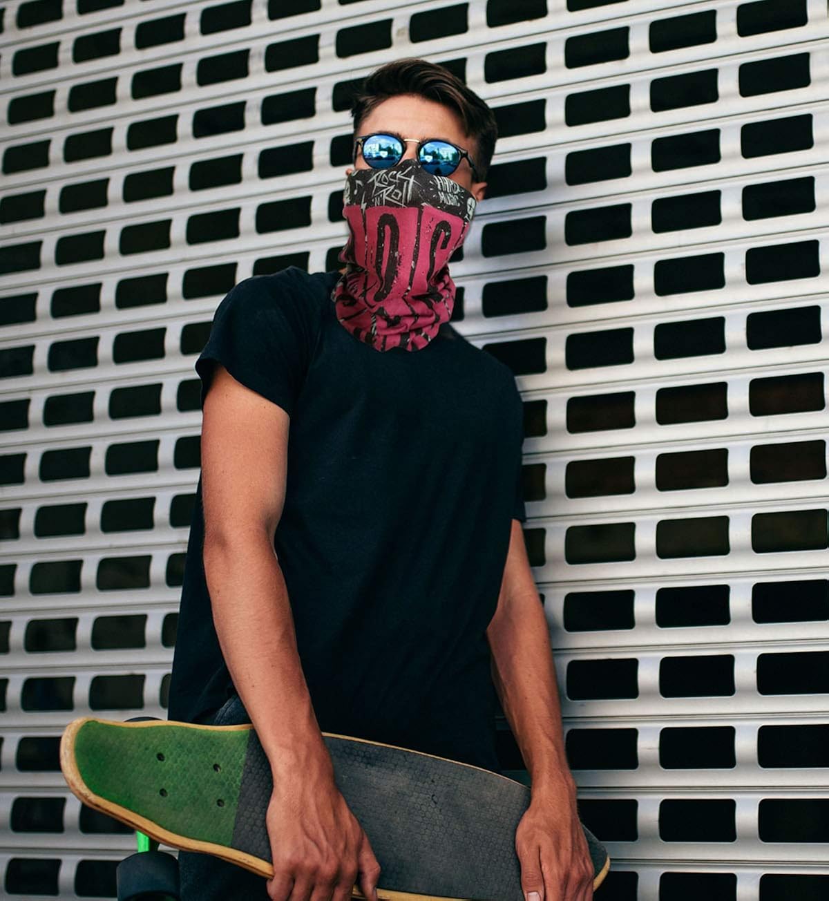 snailman Outdoor Multifunctional Headwear, UV Resistence Hiking Climbing Magic Scarf, Seamless Motorcycling Hairband, Street Sports Fishing Riding Face Bandana (Rock) at  Men’s Clothing store