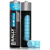 Caffeine Mints by Rally, 60 Milligram Caffeine, Instant Energy, Fresh Breath Caffeinated Minty Candy, 0 Sugar, Natural Wintergreen Flavor (2 Packs, 20 Mints)