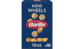 Barilla Mini Wheels Pasta, 16 oz. Box - Non-GMO, Made with Durum Wheat Semolina - Kosher Certified