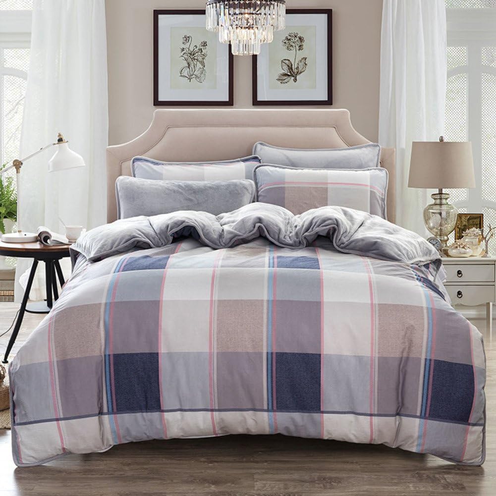 JYGFBSJAVO SingleSided Full Quilt Set/Duvet Cover/Thick
