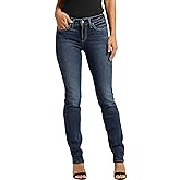 Silver Jeans Co. Suki Mid Rise Curvy Fit Straight Leg Jeans
