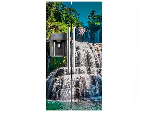 Vinilo Frigorífico Americano Especies Fondo Marino | 91x179cm ...