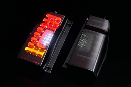 Amazon ダイハツ ｌ600タントカスタム クリアワールド チューブフルｌｅｄテールランプ インナーレッド スモークレンズ Ctd 22 ブレーキ テールランプ 車 バイク