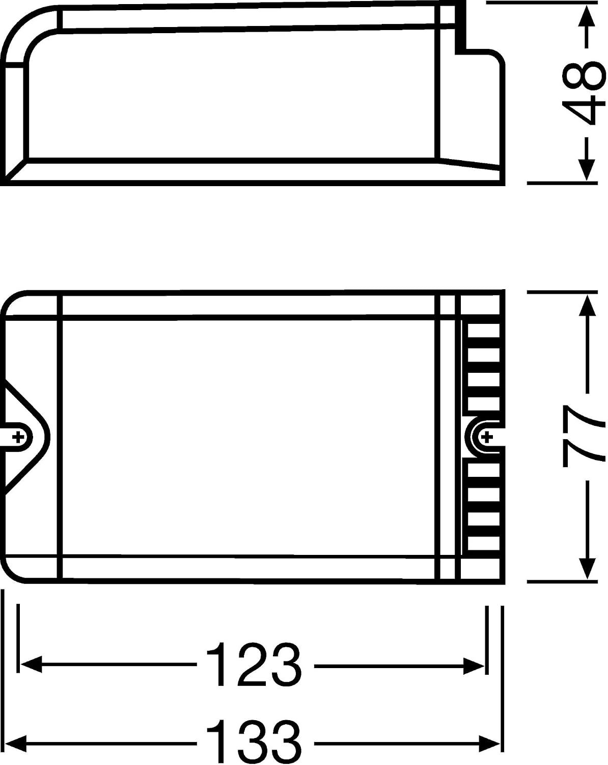OSRAM Electronic Control Gears (ECG), POWERTRONIC Outdoor PTo, ECG, PTO 70/220-240 3DIM, Black - Image 3