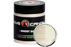 Eye Candy Premium Mica Powder Pigment “Ghost Gold” (25g) Multipurpose DIY Arts and Crafts Additive | Woodworking, Natural Bath Bombs, Resin, Paint, Epoxy, Soap, Nail Polish, Lip Balm (Ghost Gold, 25G)