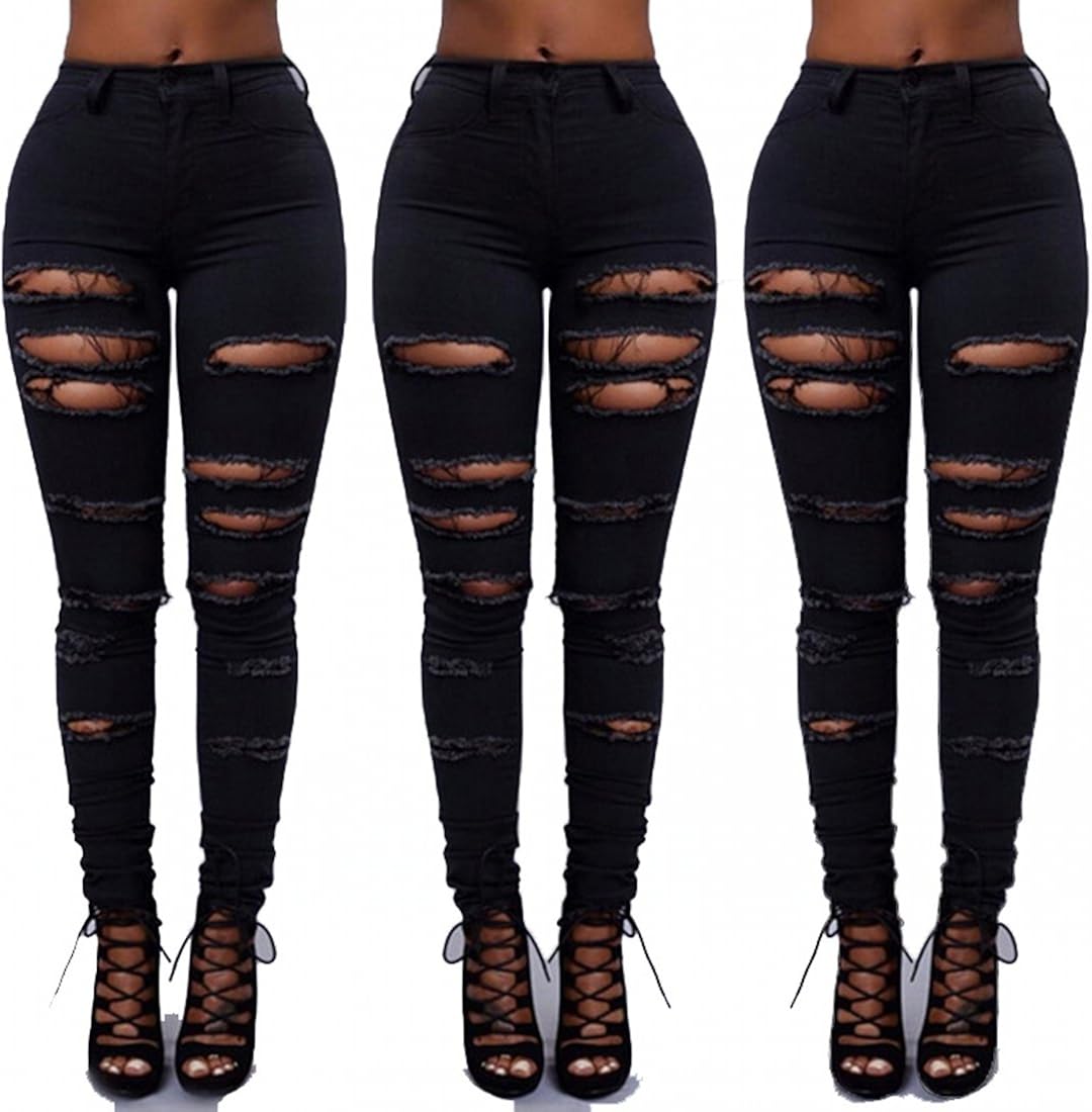 black cotton jeans for womens