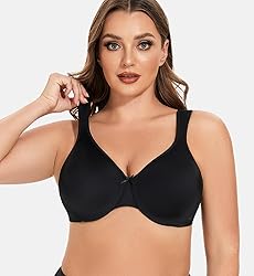 MELENECA Women's Minimizer Seamless Unlined