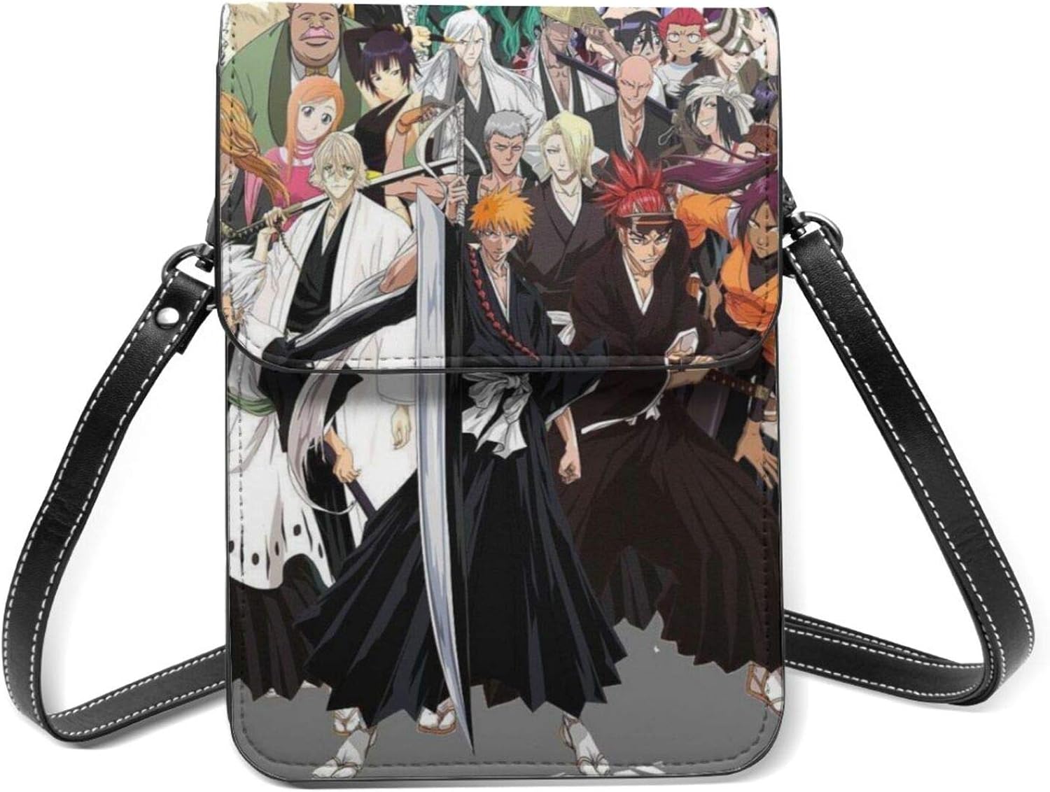 Bleach Small Phone Purse Crossbody Bag Leather Wallet Waterproof for
