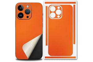 for iPhone 17 Pro Max Skin Wrap, Ultra-Thin 3M Texture Matte Carbon Fiber Full Body Protective Sticker for Minimalist Style L