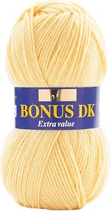 Sirdar Hayfield Bonus DK Double Knitting Lemon 659 100g view 1