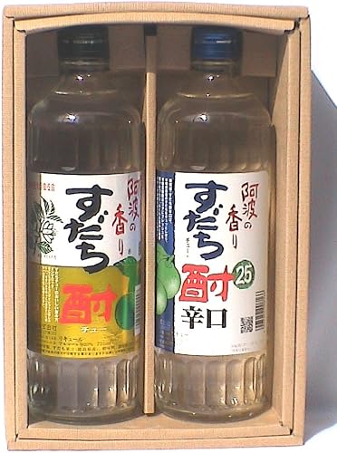 Amazon Co Jp 焼酎ギフト すだち酎 ２本セットno５２ 食品 飲料 お酒