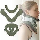 Cervical Collar Replacement Pads Compatible with Vista - Neck Brace Cotton Liner Inserts Cushion for Orthopedic Post-op Care, One-Size, 1 Set