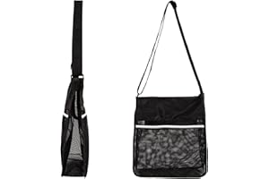 JRAIYBZ Mesh Beach Bag,See Through Bag Stadium Approved,Shell Collecting Bags With Zipper for Adults,Mushroom Foraging Bags