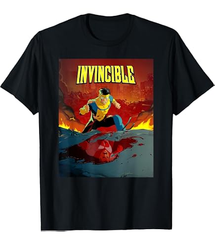 Amazon.com: INVINCIBLE Official Merchandise Unisex-Adults Black
