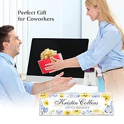 Custom Name Plate for Desk, Acrylic Office Decor