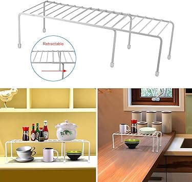 Amazon Com Gpct Expandable Kitchen Counter Cabinet Shelf