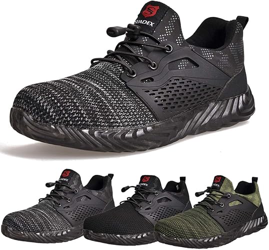 Suadeex Sicherheitsschuhe Herren Damen Arbeitsschuhe S3 Leicht Atmungsaktive Schutzschuhe Mit Stahlkappen Amazon De Schuhe Handtaschen