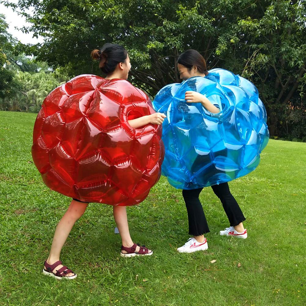 ワンピなど最旬ア アクションスポーツトイ 36インチ ポリ塩化ビニル B07hh2nc2x 耐久性 大人 子供向けおもちゃゲーム 空気注入式バディスマーバンパーボール 2個パック グラススポットやその他の屋外遊びに ビニール製 Petiol バンパーボール 高耐久 国内在庫 Www