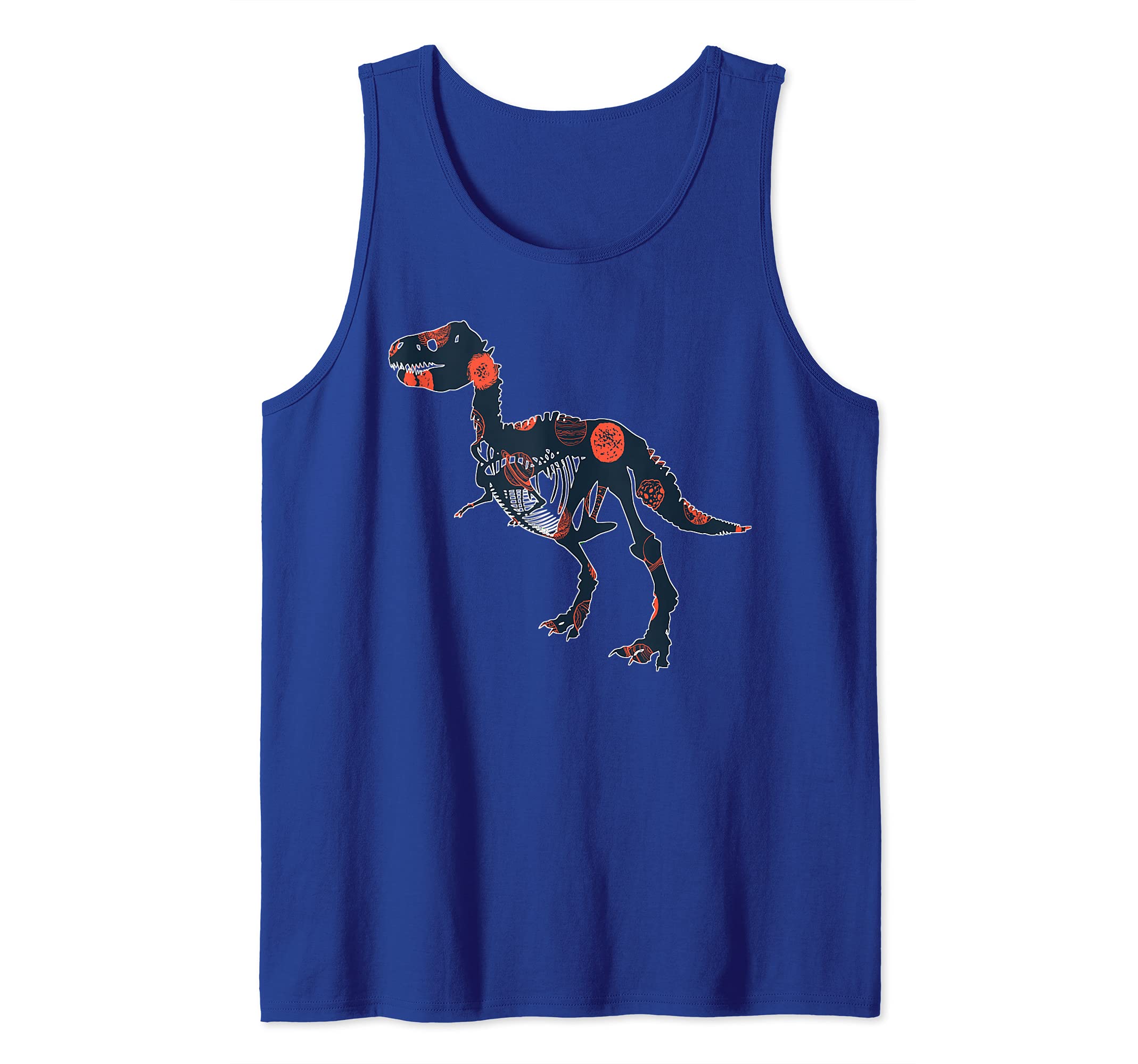 Tyrannosaurus Rex Animal T-Rex Creepy Dinosaur Tank Top