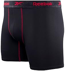 Reebok Men's Boxer Briefs - 4 Pack Soft Mens